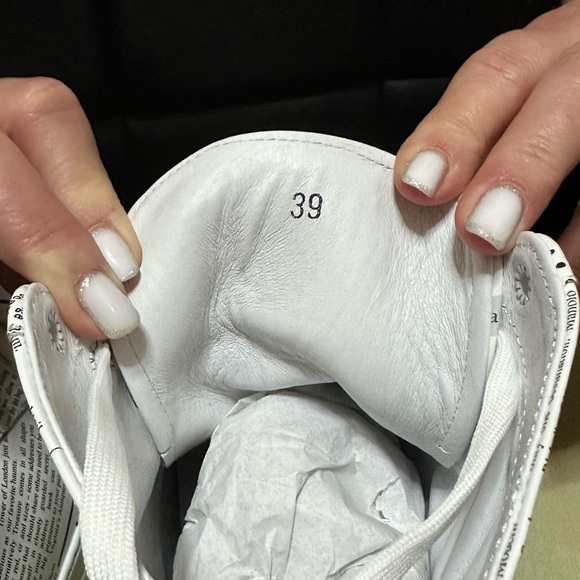 Brand New! John Galliano Women’s Gazette High Top Sneakers Size 39 - Picture 6 of 10